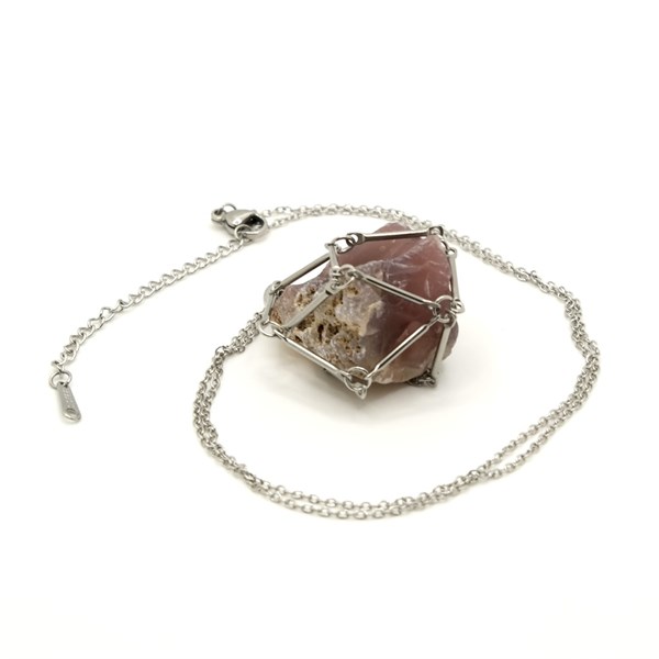 Сердолик 3-5 см, необработанный, с цепочкой, Россия 1698