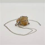 Раухтопаз 2-5 см, необработанный, с подвеской, Бразилия [Коричневый потенциал], сила влияния 10-12 1683