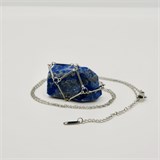 Лазурит 2-5 см, необработанный, с подвеской, Бразилия [Синий потенциал], сила влияния 8-10 1693