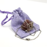 Сердолик 3-5 см, необработанный, с цепочкой, Россия 1698